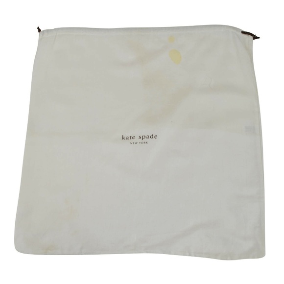 Kate Spade Large Drawstring White Dustbag 17" x 16 - Picture 1 of 2